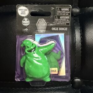 OOGIE BOOGIE Nightmare Before Christmas Minifigure +Bonus Card  Cake Topper Toy